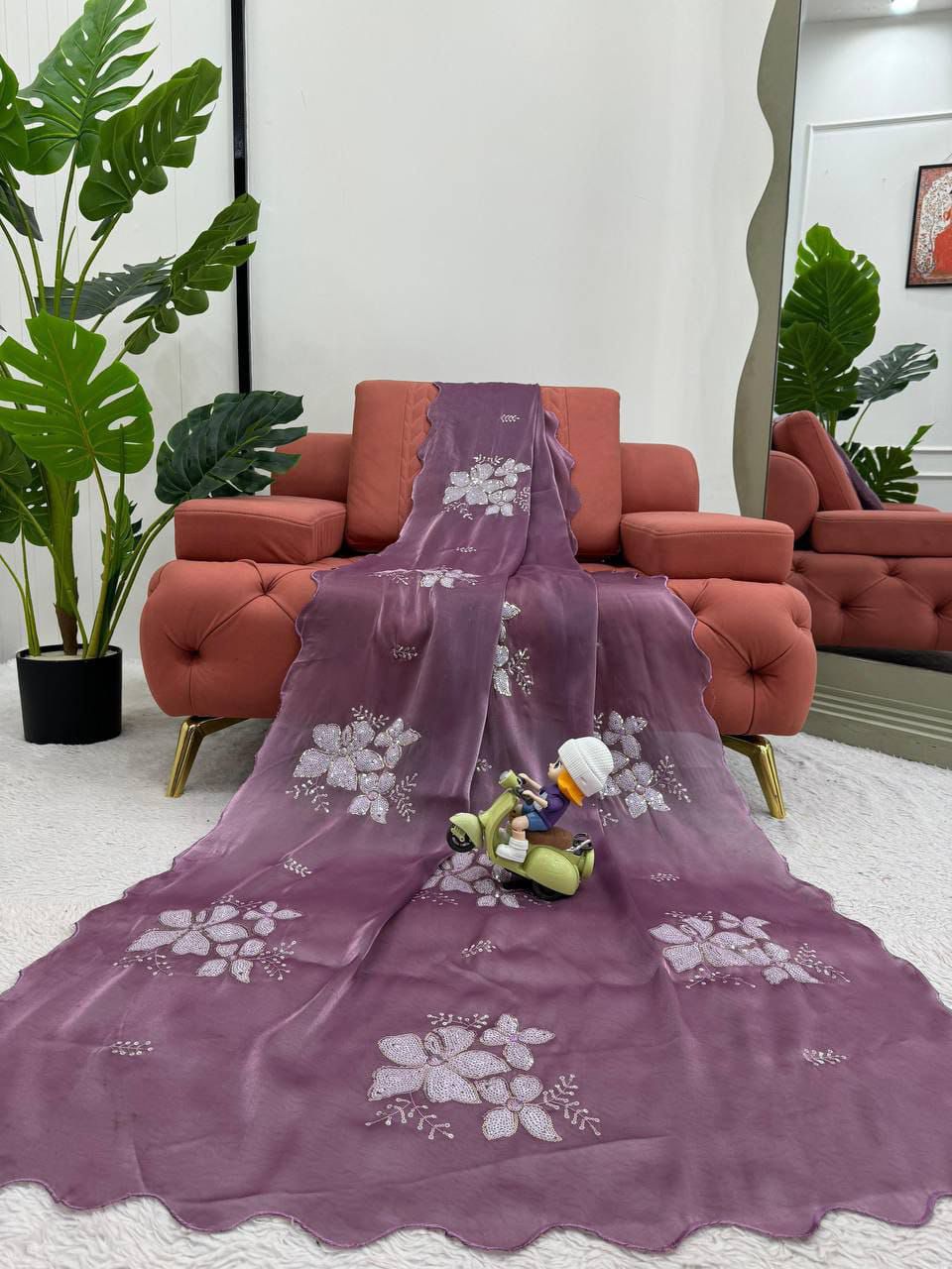 Zimi chu Sequence Work Designer Party Wear Sarees Wholesale Shop In Surat